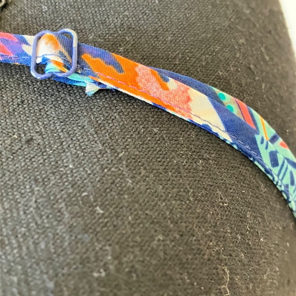 Fire Los Angeles Blue multicolor colorful Western Print maxi dress - Picture 4 of 11